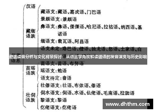 避谶读音分析与文化背景探讨：从语言学角度解读谶语的发音演变与历史影响